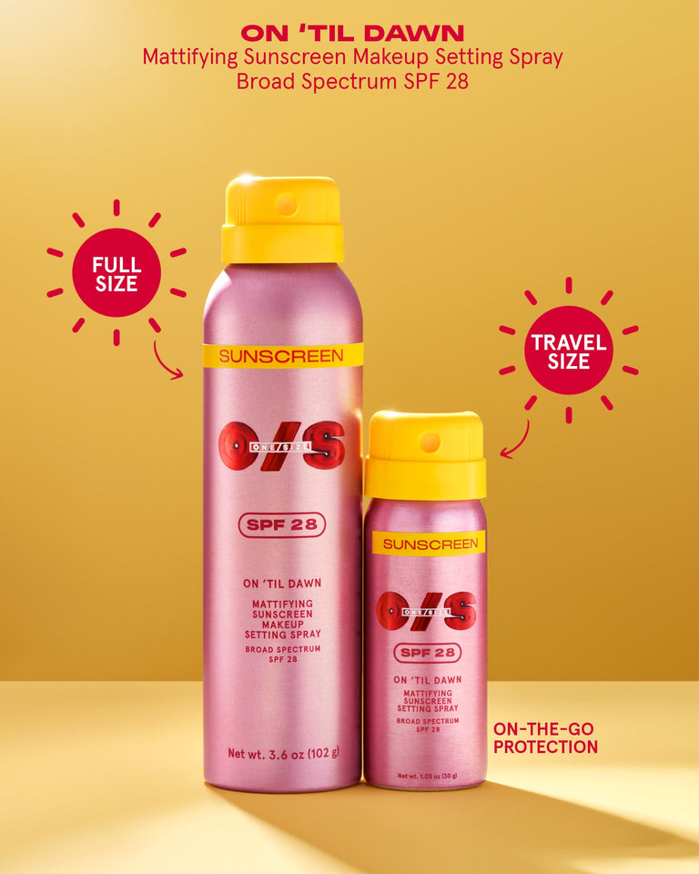 On ’Til Dawn Mattifying Sunscreen Makeup Setting Spray SPF 28 Full-Sized