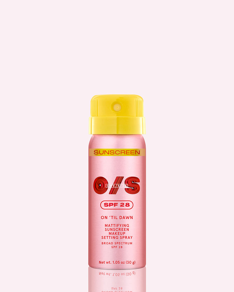 On ’Til Dawn Mattifying Sunscreen Makeup Setting Spray SPF 28 Travel-Sized